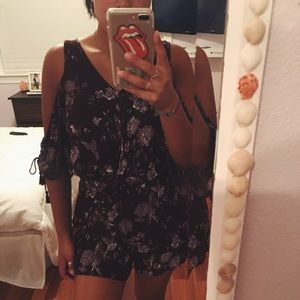 Aeropostale Floral Romper